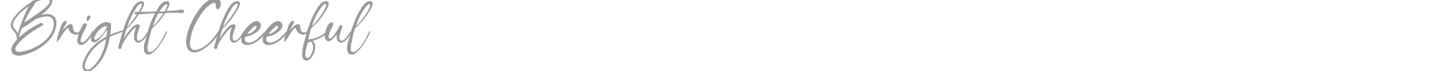 Bright Cheerful font preview